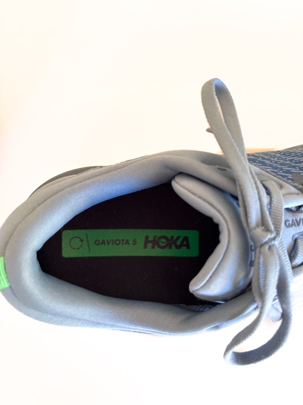 Hoka Men’s Gaviota 5 Blue Stability Running and Walking Shoes - Picture 4 of 9